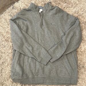 Vinyard Vines heathered 3/4 zip sweatshirt SZ XL